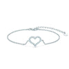 Heart Shape Moissanite Bracelet