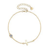 Vintage Cross Moissanite Bracelet