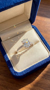 Lumière - Oval Cut 3-Carat Moissanite Ring