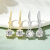 Hoop Drop Moissanite Earring