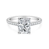 Éclat - Radiant Cut Moissanite Ring