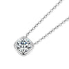Solitaire Simple Style Moissanite Necklace