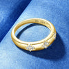 Fortuna - Trio Flower Four-leaf Moissanite Ring
