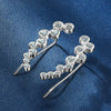 Crawlers Climber Moissanite Earrings