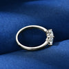 Papillon - Butterfly Heart Shape Moissanite Ring