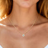 Solitaire Simple Style Moissanite Necklace