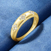 Fortuna - Trio Flower Four-leaf Moissanite Ring