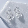 Oval Infinite Moissanite Earrings