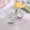 Fishtail Crosses Moissanite Earrings