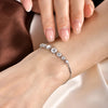 Charm Six Claw 7-Stone Moissanite Bracelet