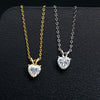 Heart Shining Moissanite Necklace