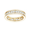 Plena - Full Eternity Round Cut Moissanite Ring