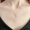 Rose Flower Moissanite Necklace