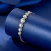 Charm Six Claw 7-Stone Moissanite Bracelet