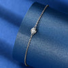 Infinity Round Cut Bolo Moissanite Bracelet