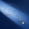 Double Heart Moissanite Necklace