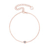 Infinity Round Cut Bolo Moissanite Bracelet