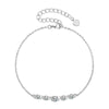 Minimalist 5-Stone Moissanite Bracelet