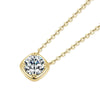 Solitaire Simple Style Moissanite Necklace