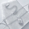Shell Shape Oval Cut Moissanite Necklace