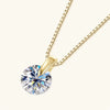 Classic Solitaire Moissanite Necklace