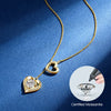 Double Heart Moissanite Necklace