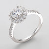 Girasole - Sunflower Shape Moissanite Ring
