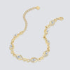 Oval Cut Infinity Link Moissanite Bracelet
