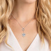 Double Heart Moissanite Necklace
