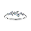Grappe - Classic Cluster Round cut Moissanite Ring