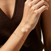 Minimalist 5-Stone Moissanite Bracelet