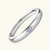 Ovale - Halo Bezel Oval Cut Moissanite Ring