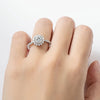 Girasole - Sunflower Shape Moissanite Ring