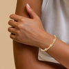 Oval Cut Infinity Link Moissanite Bracelet