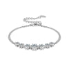 Charm Six Claw 7-Stone Moissanite Bracelet