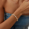 Tennis Oval Cut Pavé Moissanite Bracelet