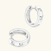 Forever Huggie Hoop Moissanite Earrings