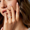 Papillon - Butterfly Heart Shape Moissanite Ring