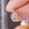 Fishtail Crosses Moissanite Earrings
