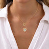 Double Heart Moissanite Necklace