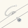 Classic Solitaire Moissanite Necklace