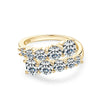 Ouvert - Open Round Cut Moissanite Ring