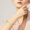 Infinity Round Cut Bolo Moissanite Bracelet