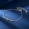 Minimalist 5-Stone Moissanite Bracelet