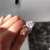 Cœur - Heart Pavé Moissanite Ring