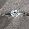 Cuore - Heart Shaped Cut Moissanite Ring