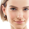 Forever Huggie Hoop Moissanite Earrings