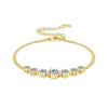 Charm Six Claw 7-Stone Moissanite Bracelet
