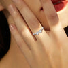 Papillon - Butterfly Heart Shape Moissanite Ring