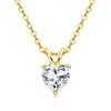 Heart Shining Moissanite Necklace